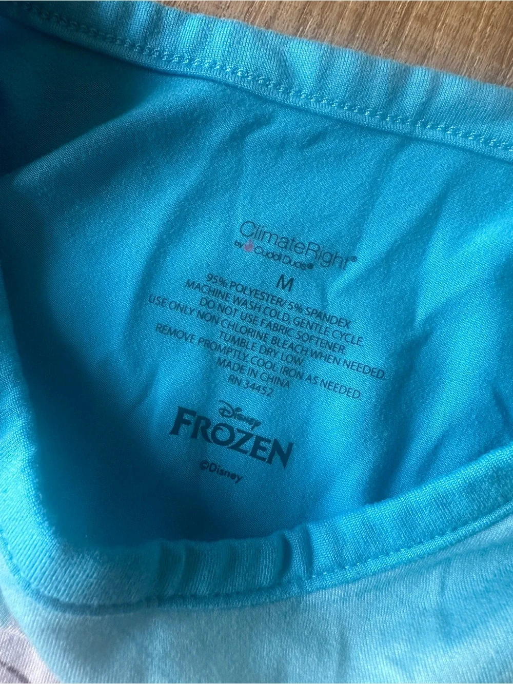 Girls' Turquoise Frozen Character Long-Sleeve Pajama Set - 'True to Yourself'